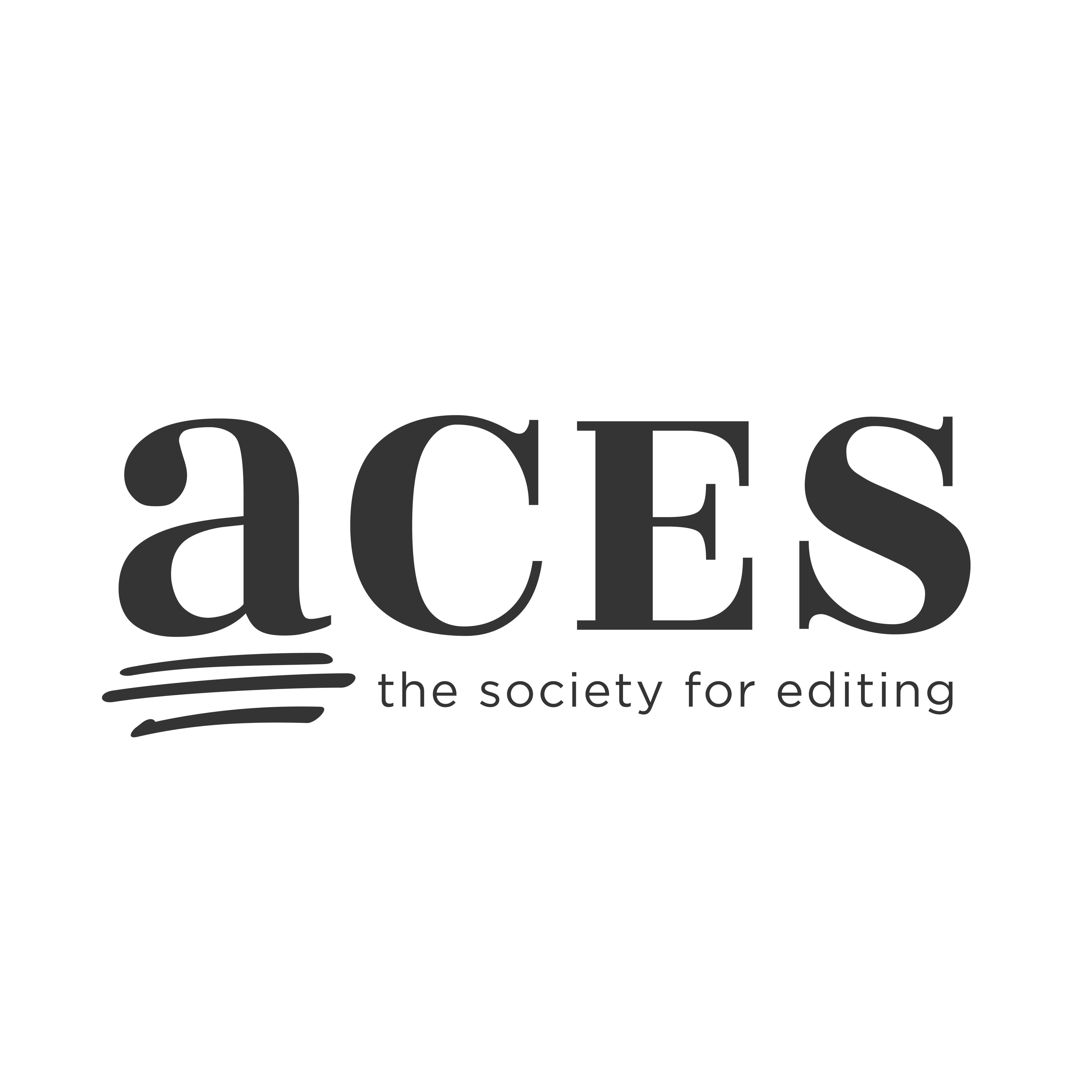 ACES black logo with tagline